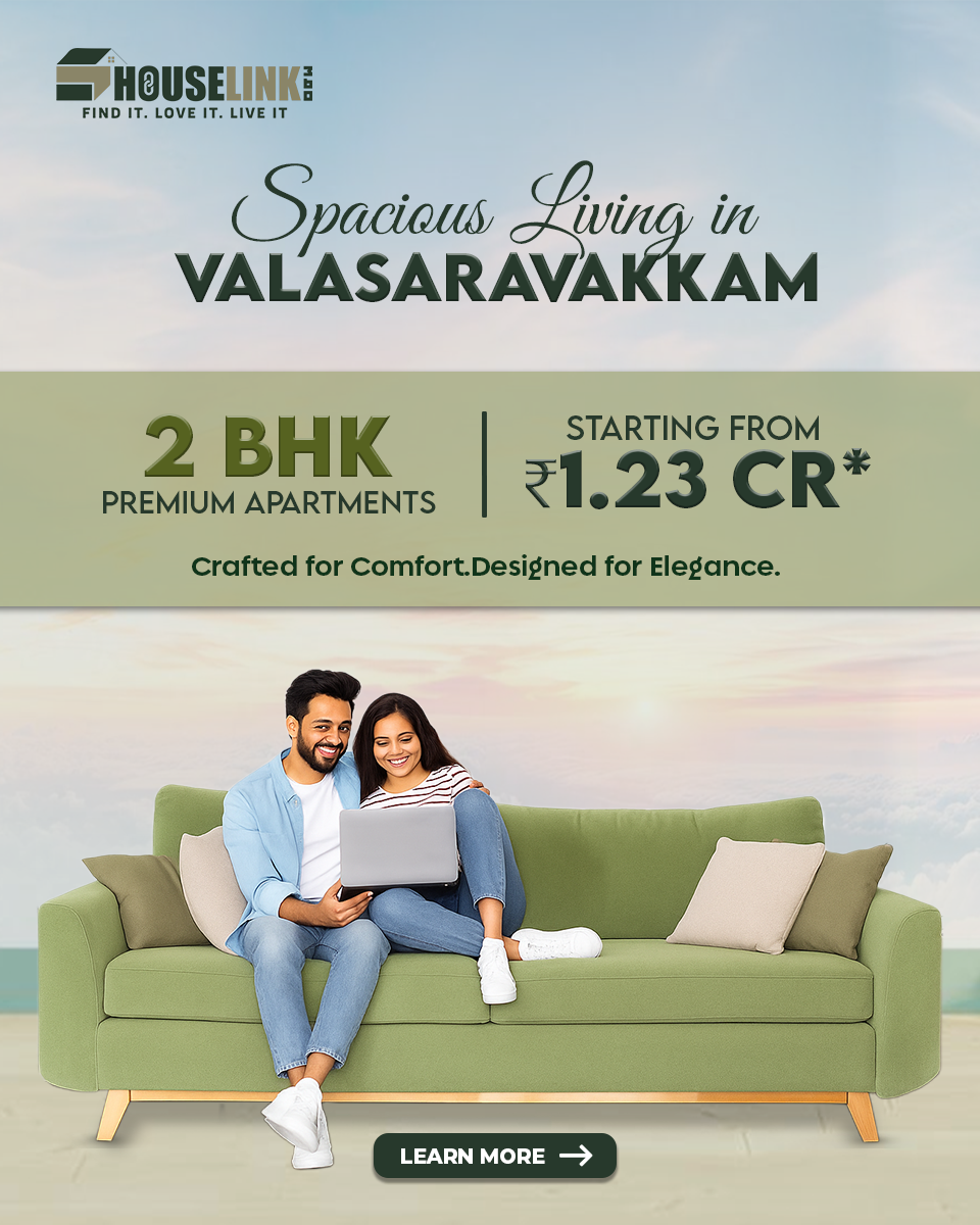 Elegant 2BHK Apartments -Veerappan Nagar-Valasaravakkam